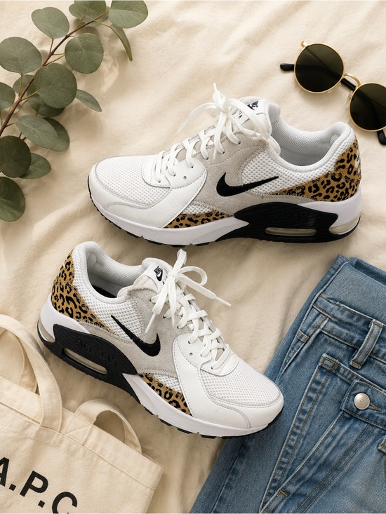 Nike Shoes - Nike Air Max Excee White Leopard Print Sneakers Women’s 9.5 Animal Print